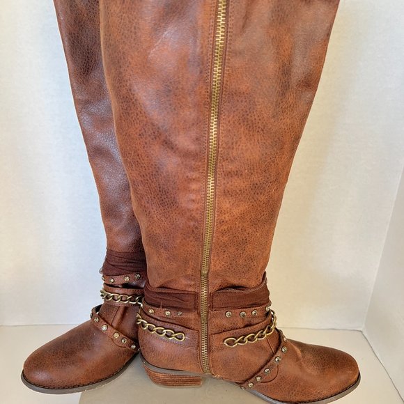 Not Rated Brown Tall Boots - Picture 8 of 10